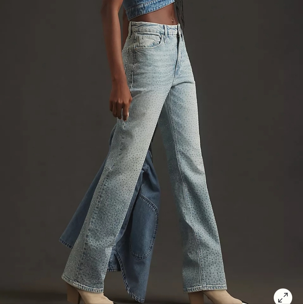 Good American Gem Good Icon High-Rise Straight-Leg Jeans - Picture 3 of 10